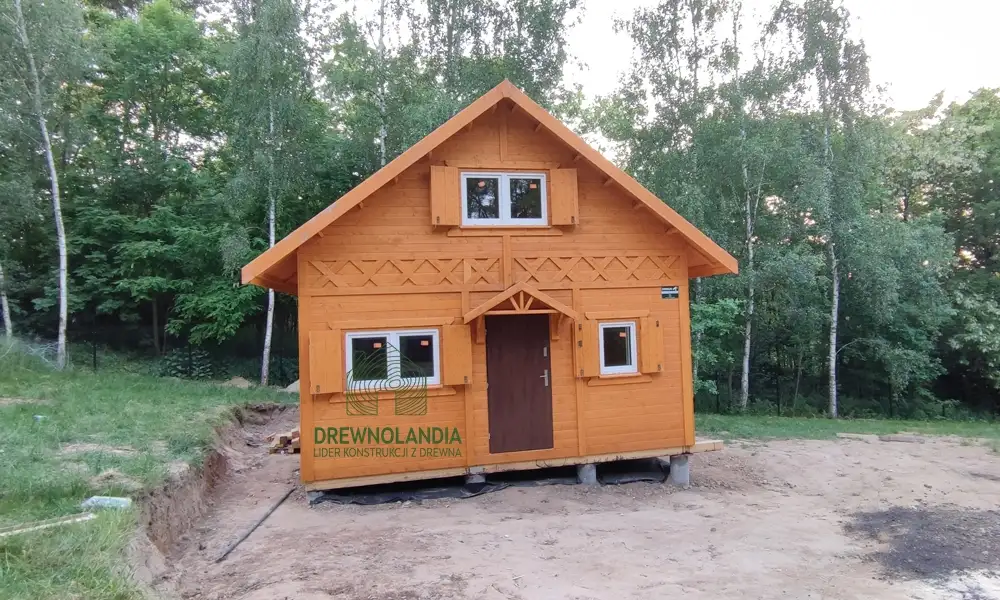 Drewniany domek Wiktor V – przestronny projekt letniskowy na wakacje