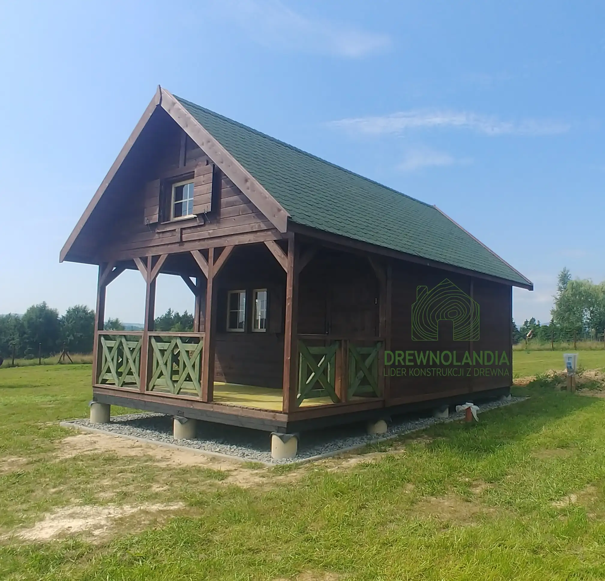 Drewniany domek na działkę Amadeusz IV 7x4,5m 