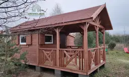 Drewnolandia - domek Bolesław 6x3 m, drewniany