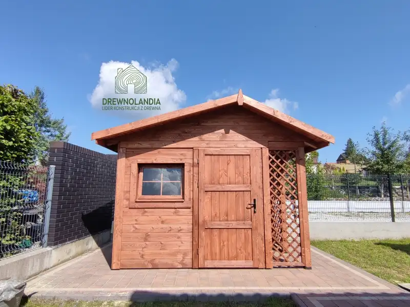 Domek gospodarczy z drewna Bonifacy - 3x2,5m 