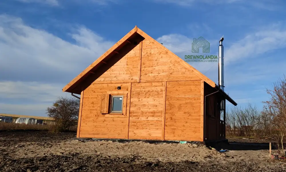 CRA4 – rekreacyjny domek całoroczny z antresolą o powierzchni 35m²