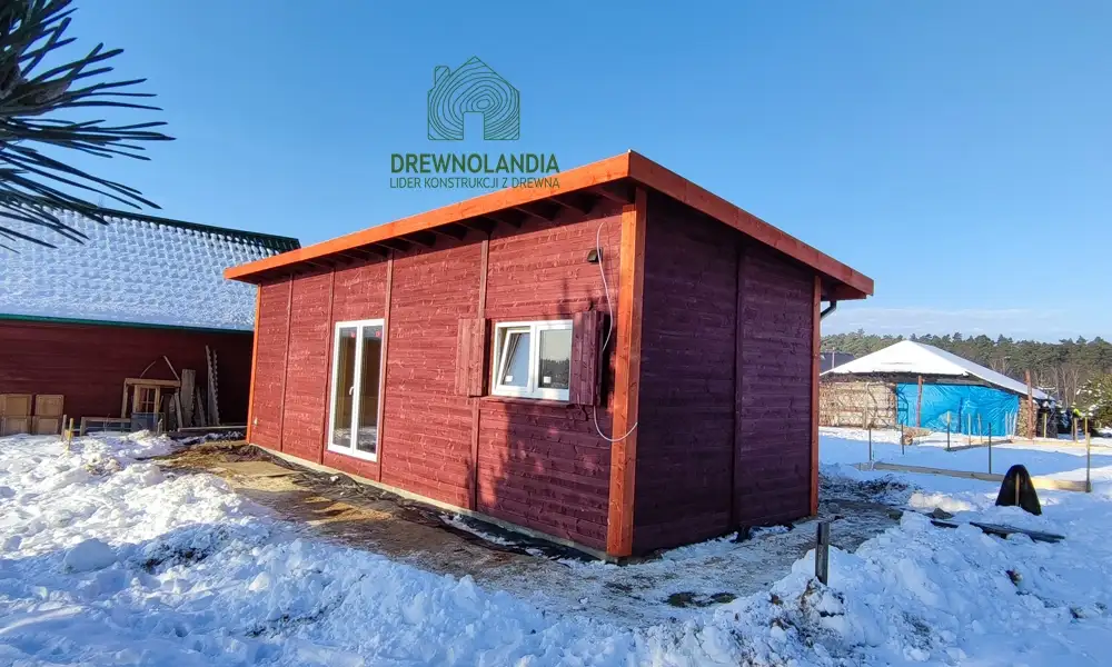 Drewnolandia – rekreacyjny domek CRA5 na 35 m², solidność i estetyka