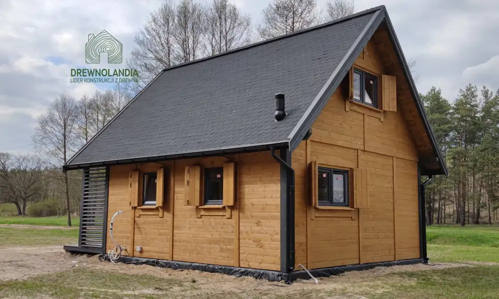 Dom rekreacyjny CRA6 – całoroczny design od Drewnolandii