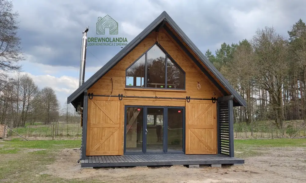 Domek całoroczny CRA6 – rekreacyjny projekt Drewnolandii