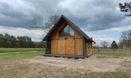 Domek CRA6 – całoroczny, 35 m² przestrzeni rekreacyjnej od Drewnolandii