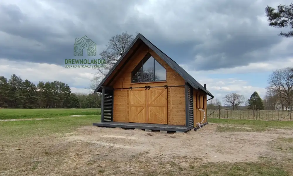 Domek CRA6 – całoroczny, 35 m² przestrzeni rekreacyjnej od Drewnolandii