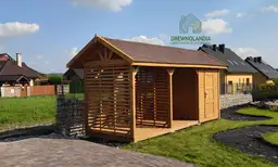 Wiata Wiktoria - 6x2m, drewutnia  - zdjęcie 14