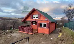 Fabian IV – nowoczesny domek drewniany z tarasem, funkcjonalny projekt