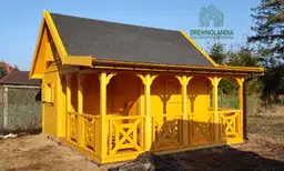 Domek Ogrodowy Mieszko I 4x5m + taras  boczny 1,5x5m - zdjęcie 28