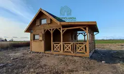 Domek Ogrodowy Mieszko I 4x5m + taras  boczny 1,5x5m - zdjęcie 10