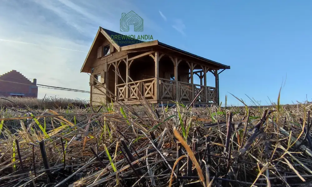 Domek Ogrodowy Mieszko I 4x5m + taras  boczny 1,5x5m