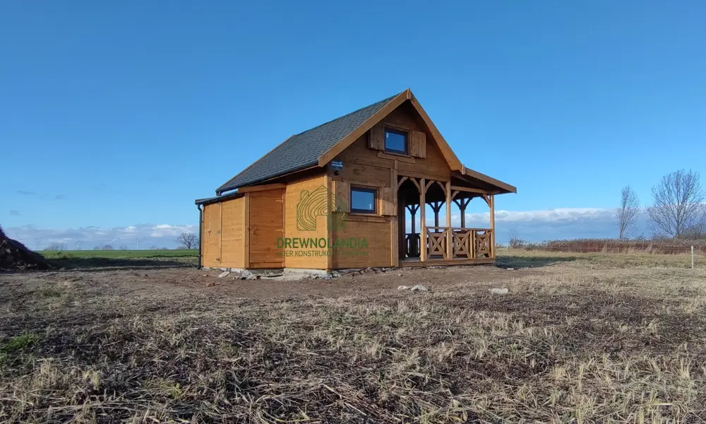 Domek Ogrodowy Mieszko I 4x5m + taras  boczny 1,5x5m