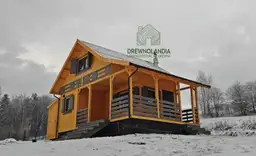 Mieszko II letniskowy domek z drewna z antresolą - rekreacyjny domek całoroczny