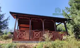 Domek letniskowy drewniany na działkę Mieszko II - rekreacyjny domek drewniany