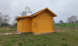 Oliwia Bis - drewniana wiata samochodowa, wymiary 9x3,5 m, dodatkowe zadaszenie na przechowywanie