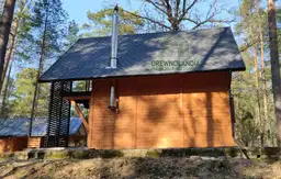 Rekreacyjny domek CRA10 z drewna – projekt Drewnolandii