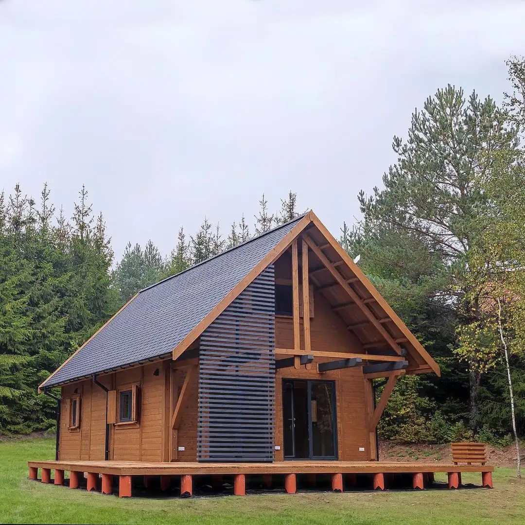 PROJEKT ARCHIWALNY - Domek rekreacyjny całoroczny CRK9 – 51 m²      