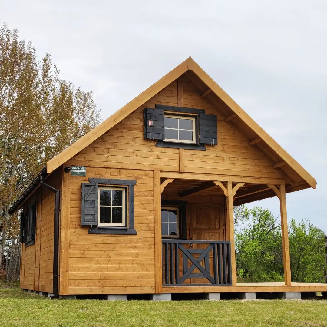 Domek drewniany Wiktor III - 5x6m 