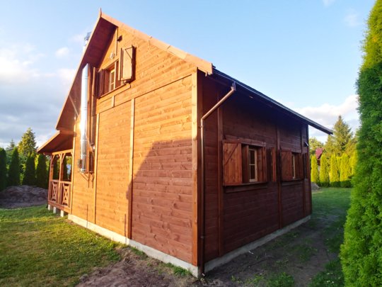 domek drewniany z tarasem Julian
