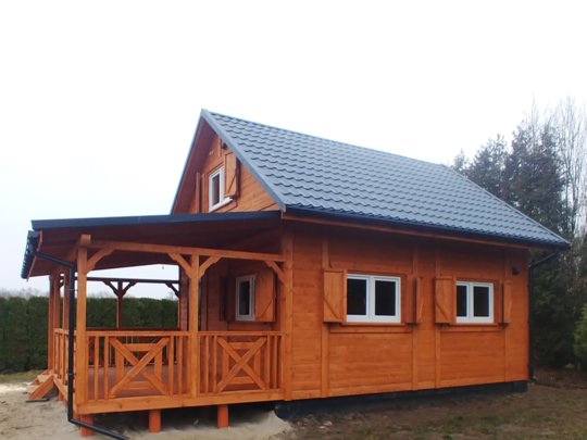 Janusz 35m domek drewniany