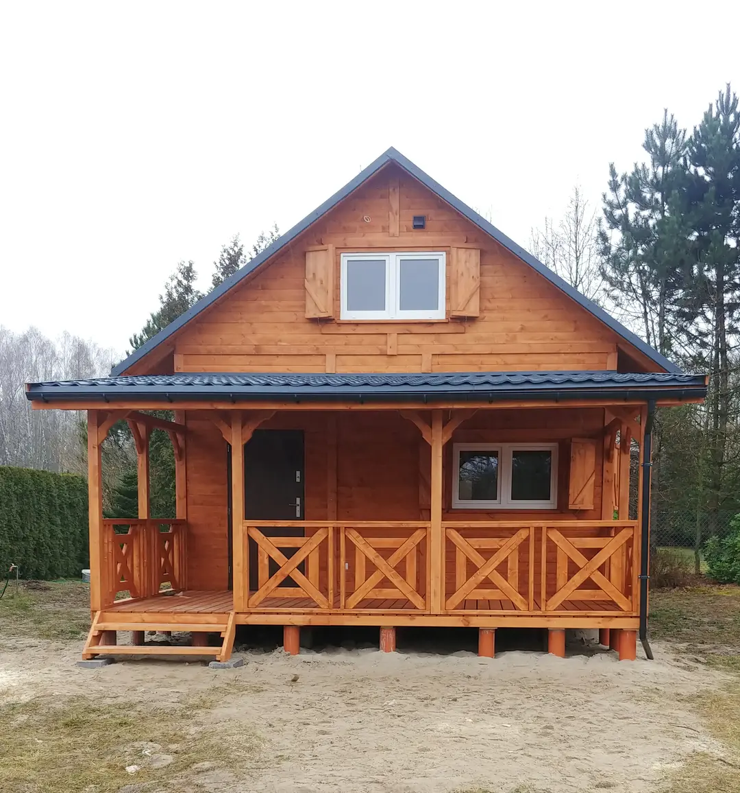 domek letniskowy Janusz z tarasem