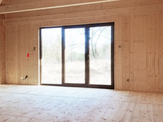 domek drewniany wnętrze