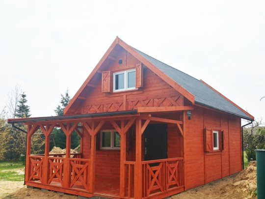 dom duży drewniany Janusz