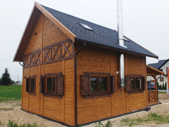 dom drewniany Marcel Drewnolandia