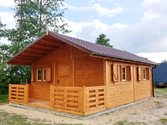 drewniany domek Norbert 4