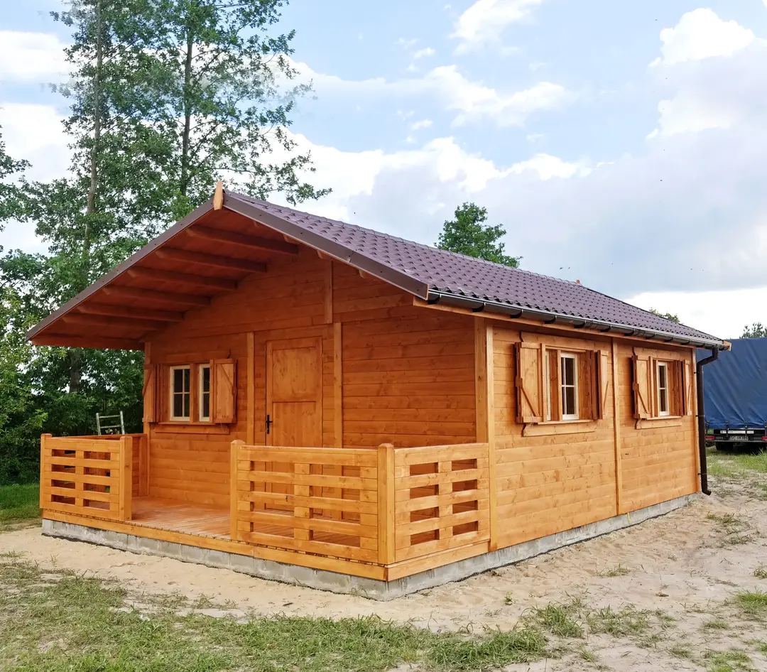 drewniany domek Norbert 4