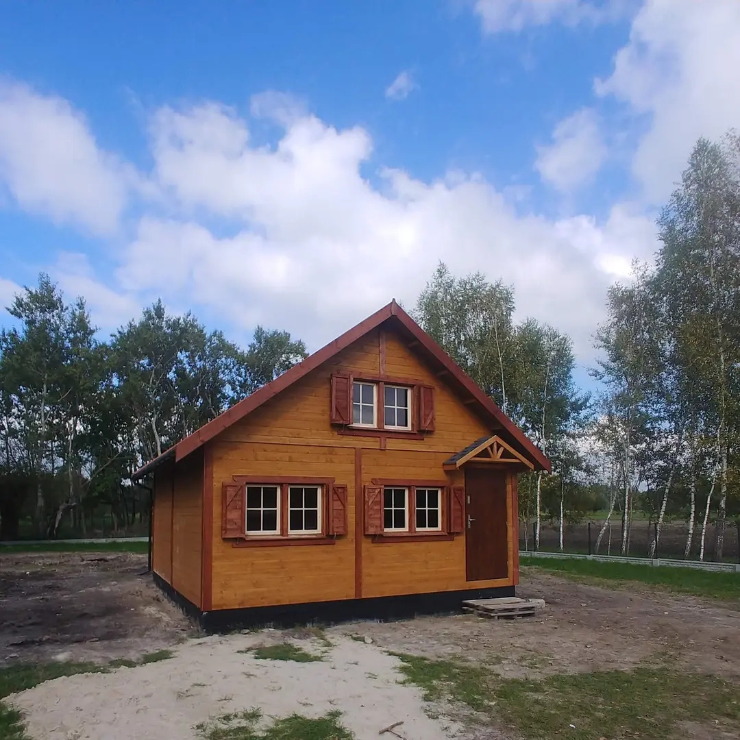 domek wiktor z zabudowanym tarasem